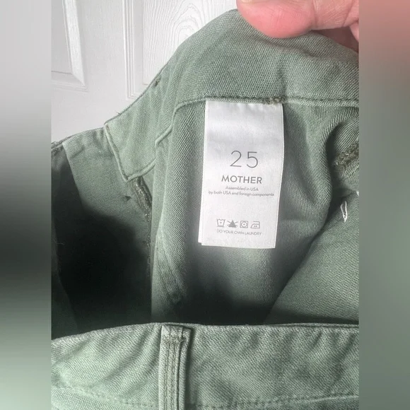NWOT Mother The Patch Pocket Private Ankle High-waisted Cargo Pants Sz 25 - Picture 6 of 12